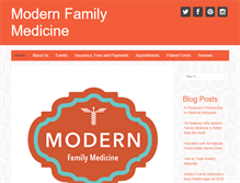 Tablet Screenshot of modernfamilymedicine.com